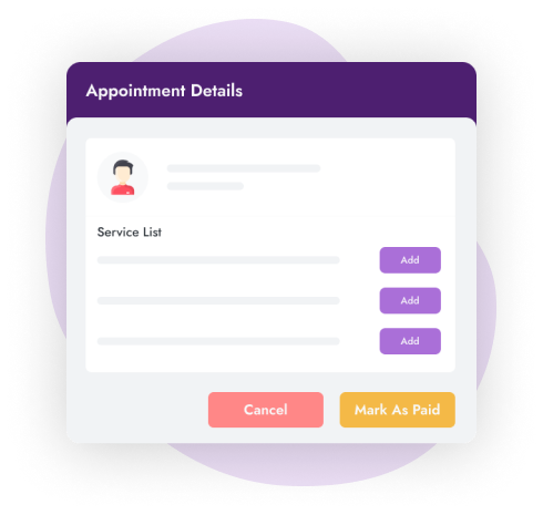 Schedule appointments with Uzeli Salon Software