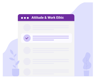 attitude and work ethic